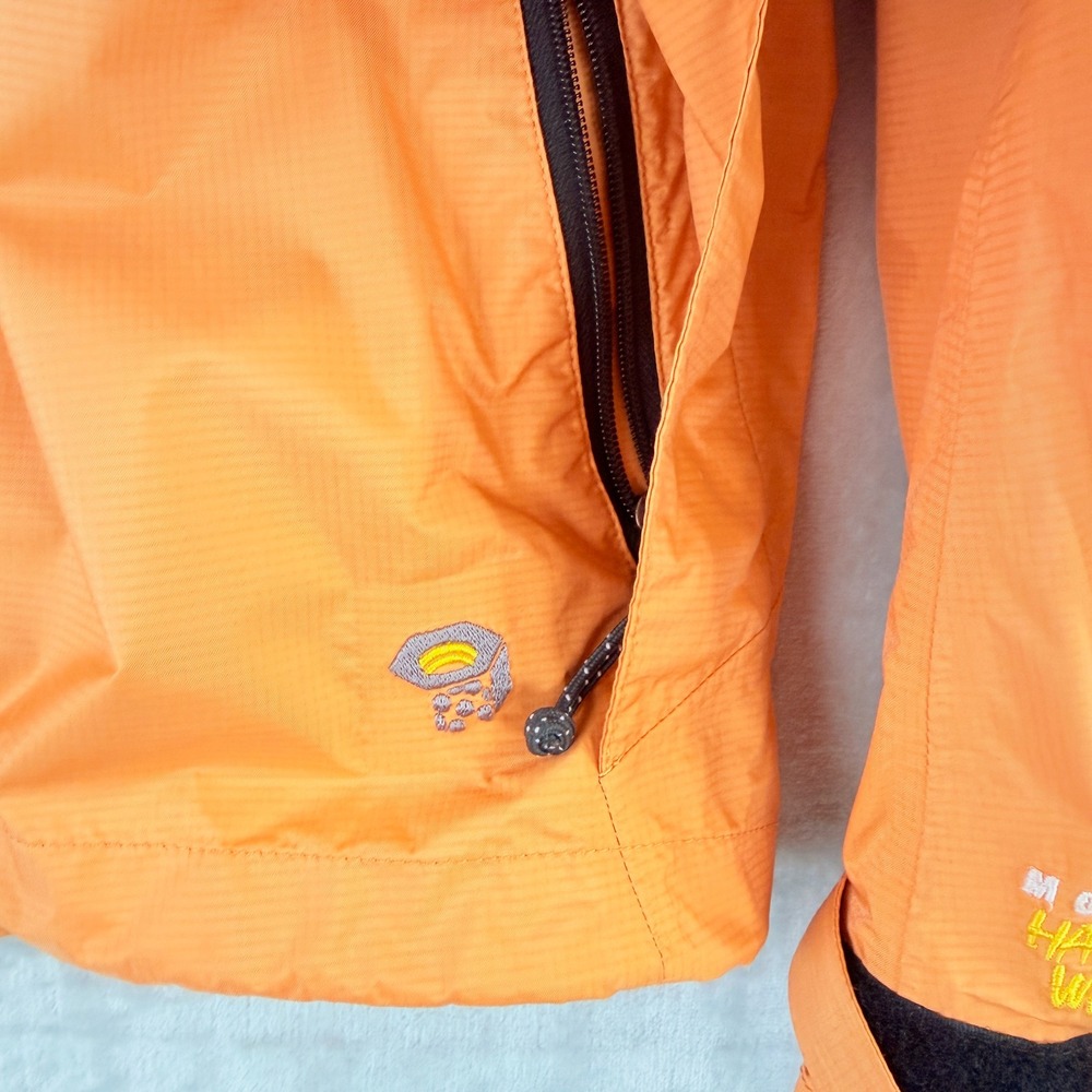 Mountain HardWear Womens Med Stretch Ozonic Jacket Orange Hiking - Picture 14 of 16